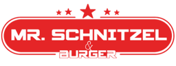 Mr. Schnitzel logo.